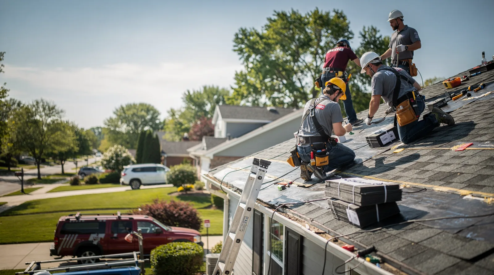 Roof Repair in Posen, IL around you